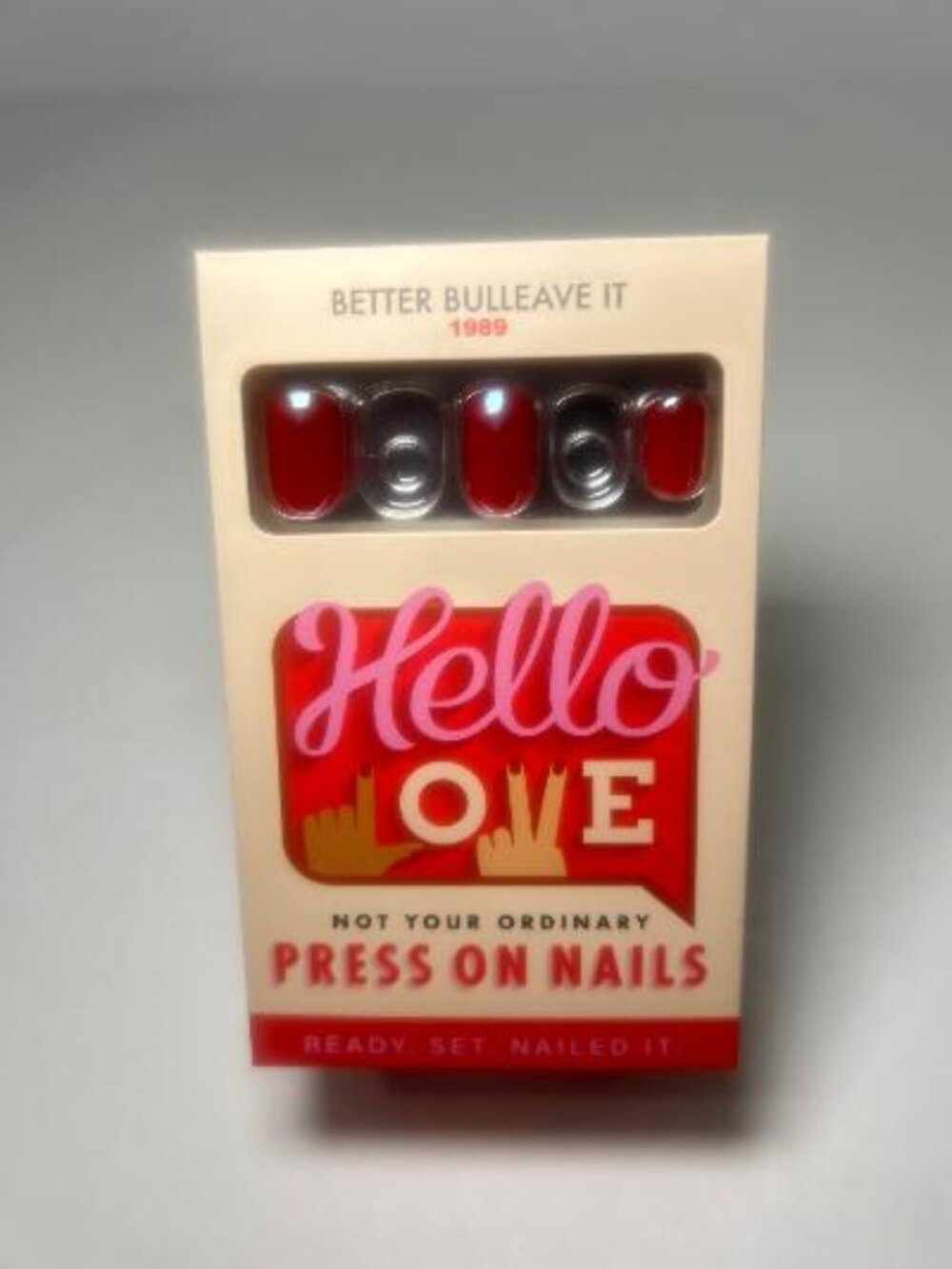 Hello Love Press On Nails Better Bulleave It Partial Set PLEASE READ